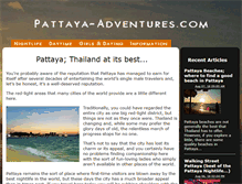 Tablet Screenshot of pattaya-adventures.com